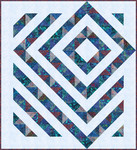 Fabric Four Patch Charm Quilt
