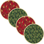Pattern Round Reversible Placemats