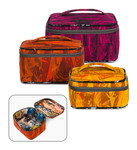 Fabric Crimson and Clover Train Cases