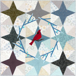 Fabric Cardinal Quilt