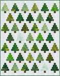 Fabric Quilty Trees
