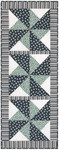 Fabric Bells and Bows Runner