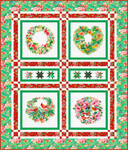 Fabric Yuletide Wreaths