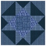Fabric Shibori Star