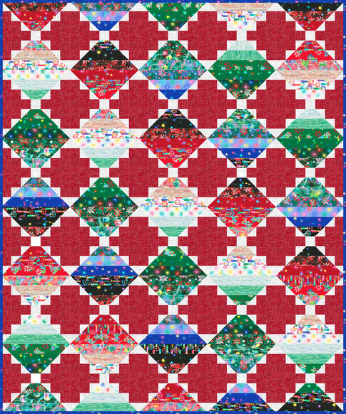 Pyramid Crossing Free Pattern: Robert Kaufman Fabric Company