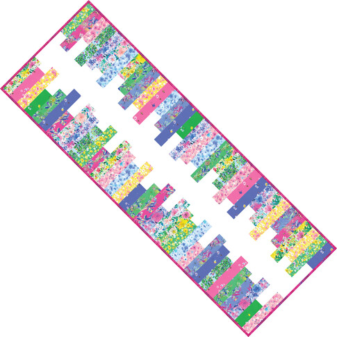 Stacked Strips Runner Free Pattern: Robert Kaufman Fabric Company