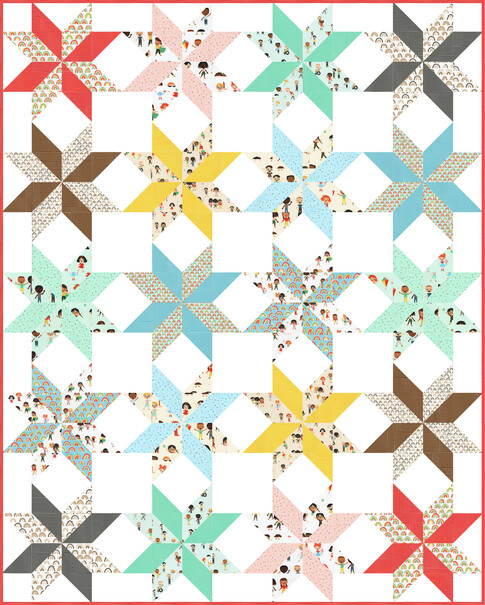 Star Blast Quilt Pattern - Free Digital Download - Robert Kaufman