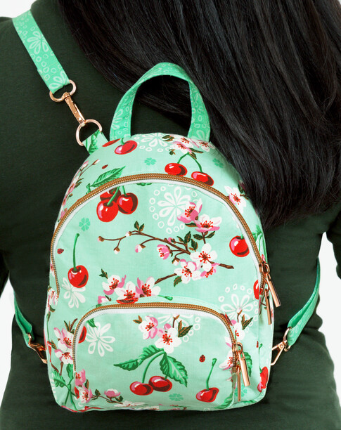 Magali Mini Backpack Designer Pattern Robert Kaufman Fabric Company