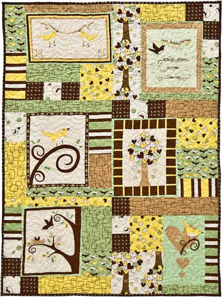 Quilt patterns and fabric panels by Block Party Studios