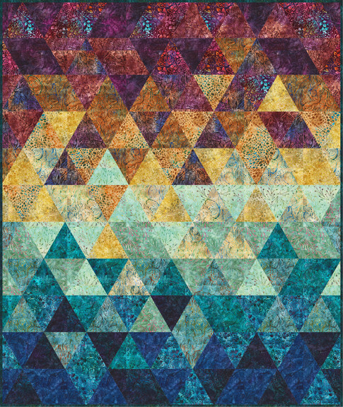 Triangle Fade Designer Pattern: Robert Kaufman Fabric Company