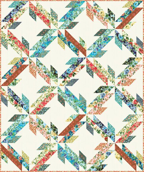 The Carly Quilt Designer Pattern: Robert Kaufman Fabric Company