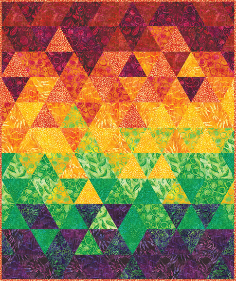 Triangle Fade Designer Pattern: Robert Kaufman Fabric Company