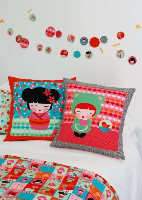 Hello Tokyo Kawaii Pillows, Large