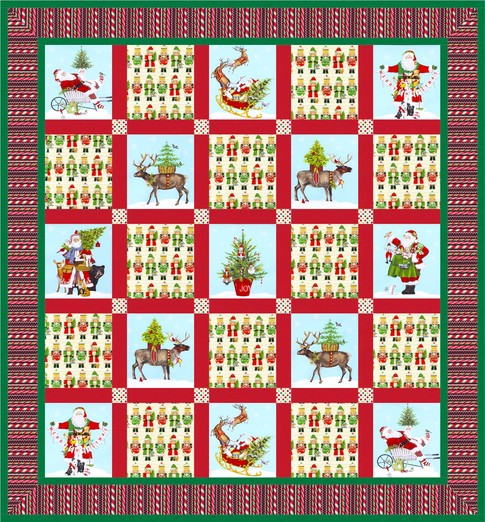Christmas Checkerboard