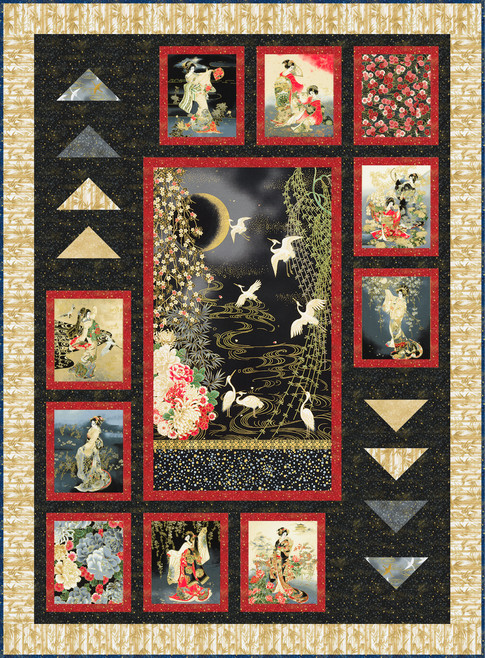 Geishas in the Moonlight