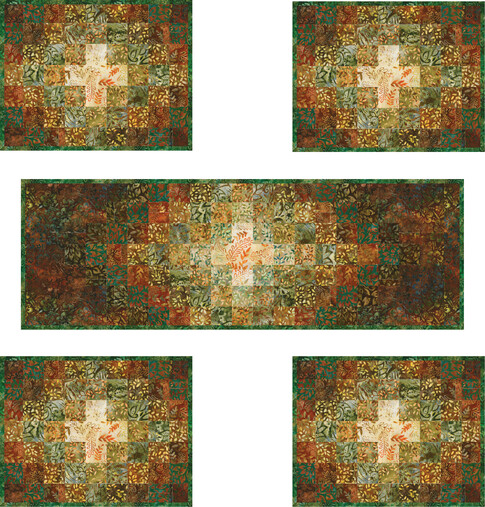 Emanating Light Runner and Placemats