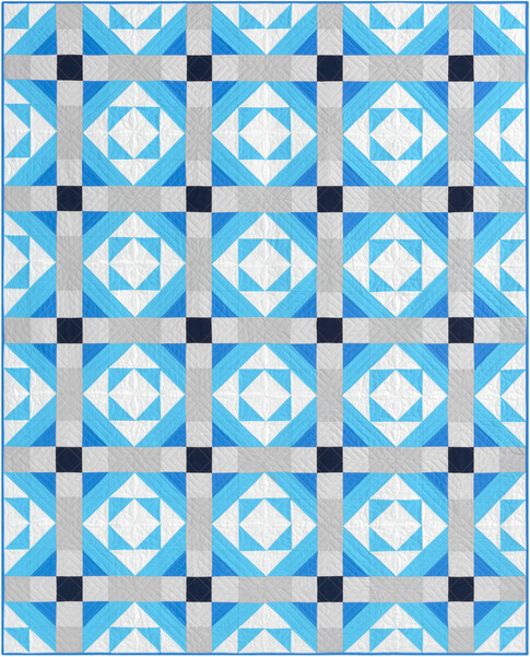 Colorful Horizon Quilt Pattern, Quilt Tutorials