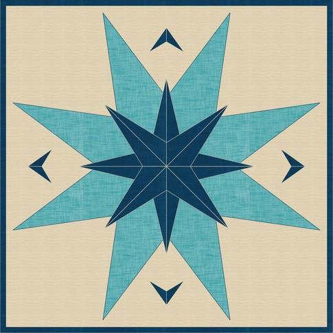 The County Star Barn Pillow