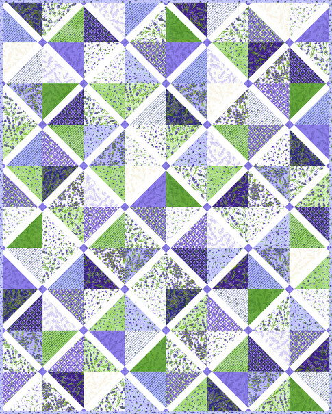 Lavender Fields Free Pattern: Robert Kaufman Fabric Company