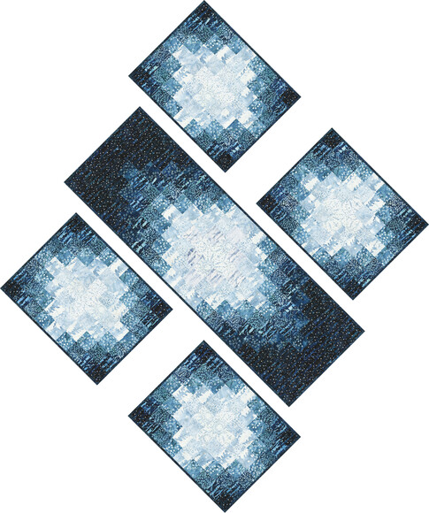 Emanating Light Runner and Placemats