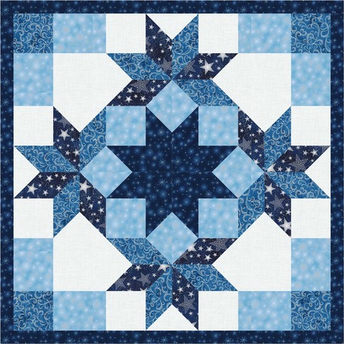 Winter's Granduer Mini Quilt 1