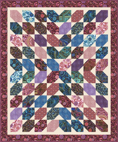 The Quilt Collection lilac Small Quilt Kit 
