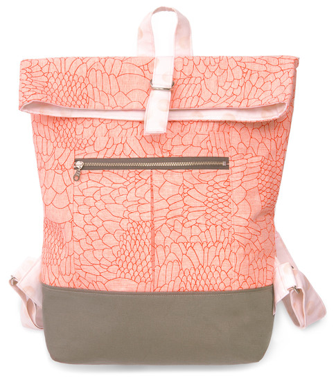 Robert Kaufman Big Sur Canvas in Coral Pink