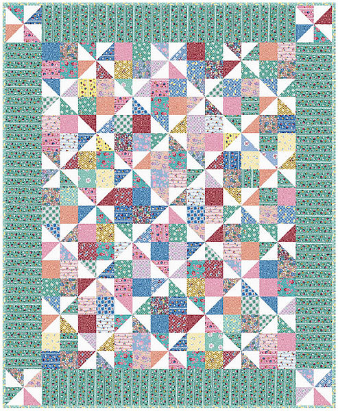 Pinwheel Fancy Quilt