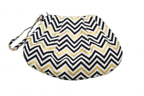 Chevron Shell Clutch