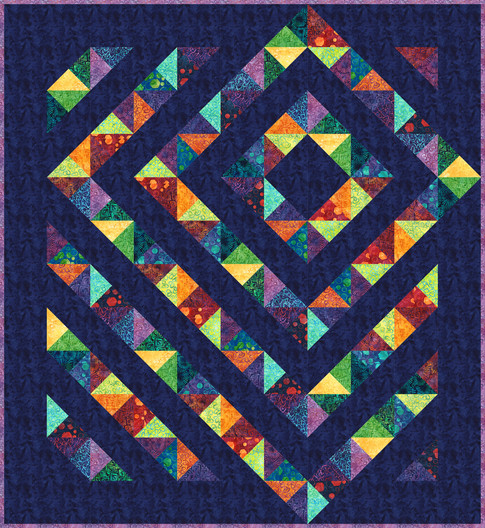 Four Patch Charm Quilt