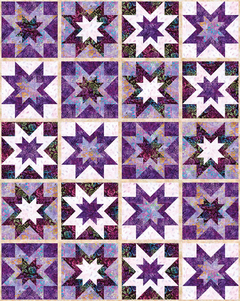 Star Blast Quilt Pattern - Free Digital Download - Robert Kaufman