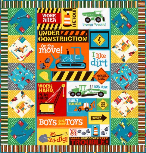 Under Construction Quilt Free Pattern Robert Kaufman Fabric Company