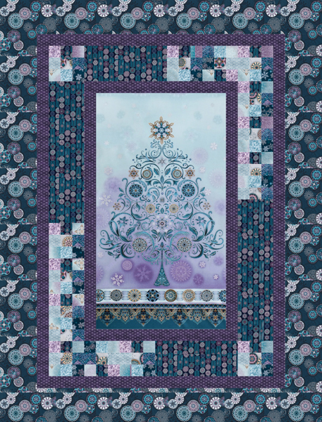 spotlight winter quilt