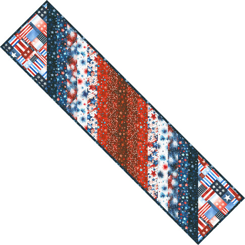 Slanted Stripes Runner
