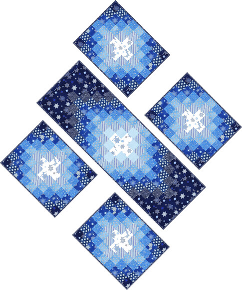 Emanating Light Runner and Placemats