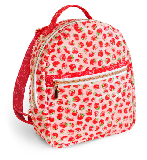Violet Backpack Designer Pattern: Robert Kaufman Fabric Company
