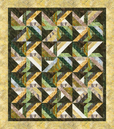 5 Finished Size Options Jelly Roll 2.5 Inch Strip Friendly Trade Winds Tradewinds Quilt Pattern 