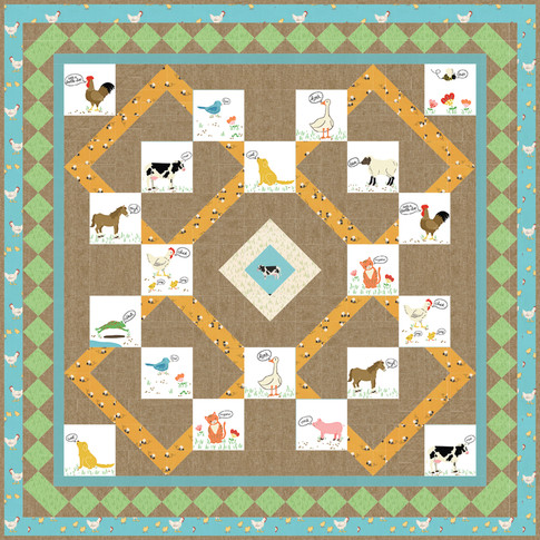 Barnyard Buddies Free Pattern: Robert Kaufman Fabric Company