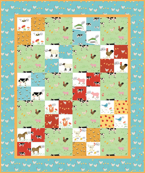 Farm Friends Free Pattern: Robert Kaufman Fabric Company