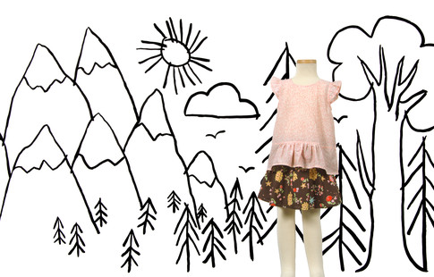 Butterfly Blouse and Swingset Skirt