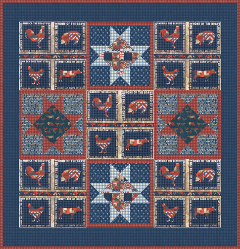 Flags Across the Farm