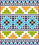 Fabric Mayan Mosaic