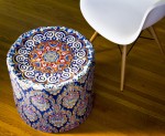 Fabric Ottoman
