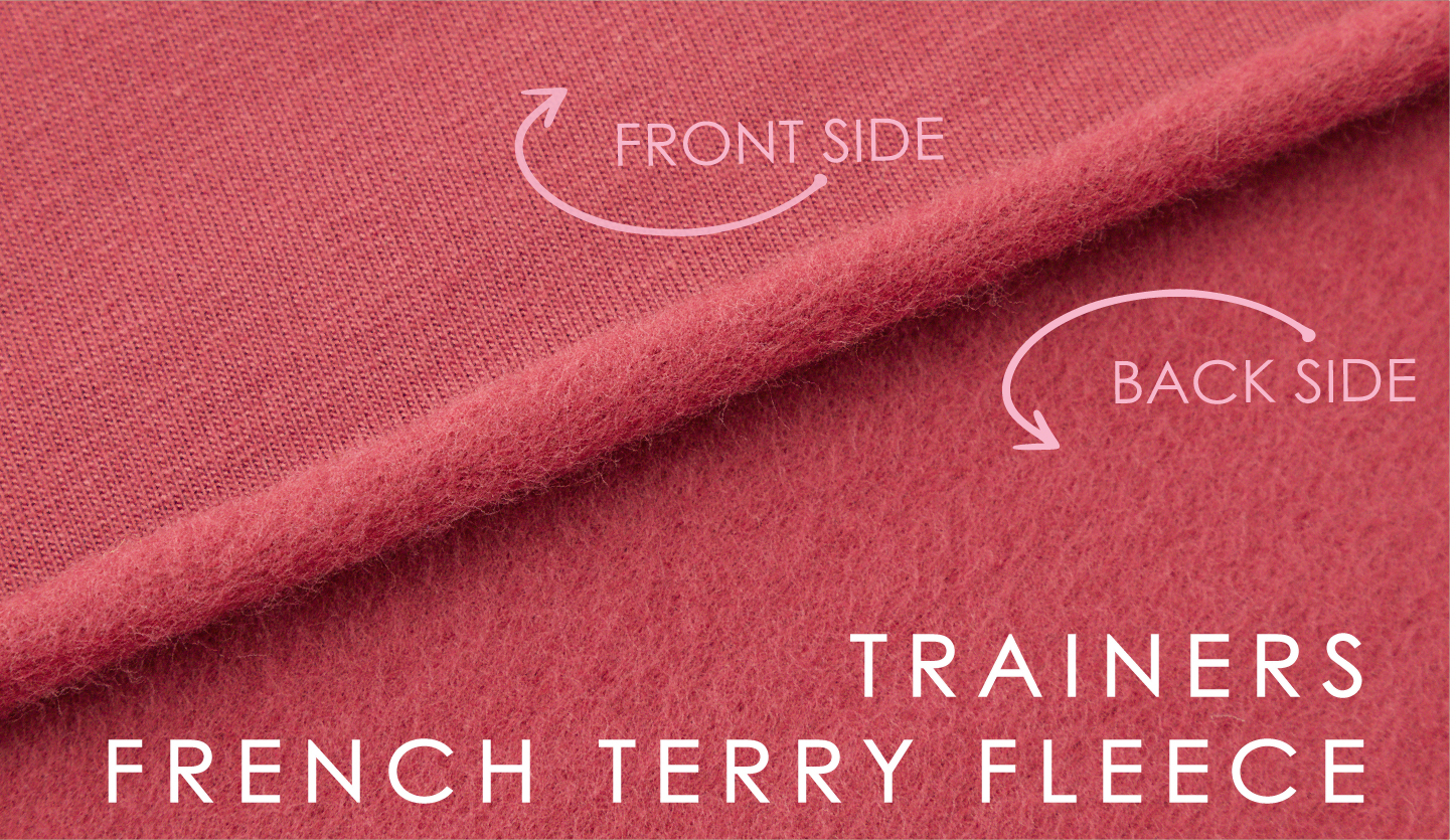 Cozy Polyester Spandex Terry Cloth Fabric, Blue Moon Fabrics
