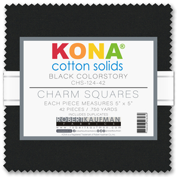 Kona® Cotton, all Black Kona® Cotton, all Black