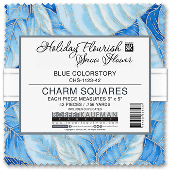 Holiday flourish-Snow Flower by Studio RK - Blue Colorstory Holiday flourish-Snow Flower by Studio RK - Blue Colorstory