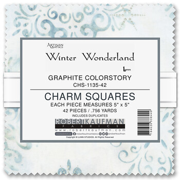 Artisan Batiks: Winter Wonderland - Graphite Colorstory Artisan Batiks: Winter Wonderland - Graphite Colorstory