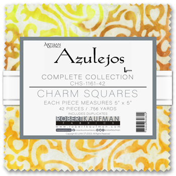 Artisan Batiks: Azulejos by Lunn Studios - Complete Collection Charm Squares Artisan Batiks: Azulejos by Lunn Studios - Complete Collection Charm Squares