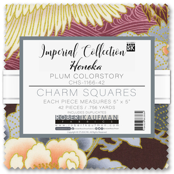 Imperial Collection-Honoka by Studio RK - Plum Colorstory Charm Squares Imperial Collection-Honoka by Studio RK - Plum Colorstory Charm Squares