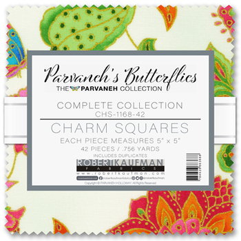 Parvaneh's Butterflies by Parvaneh Holloway - Complete Collection Charm Squares